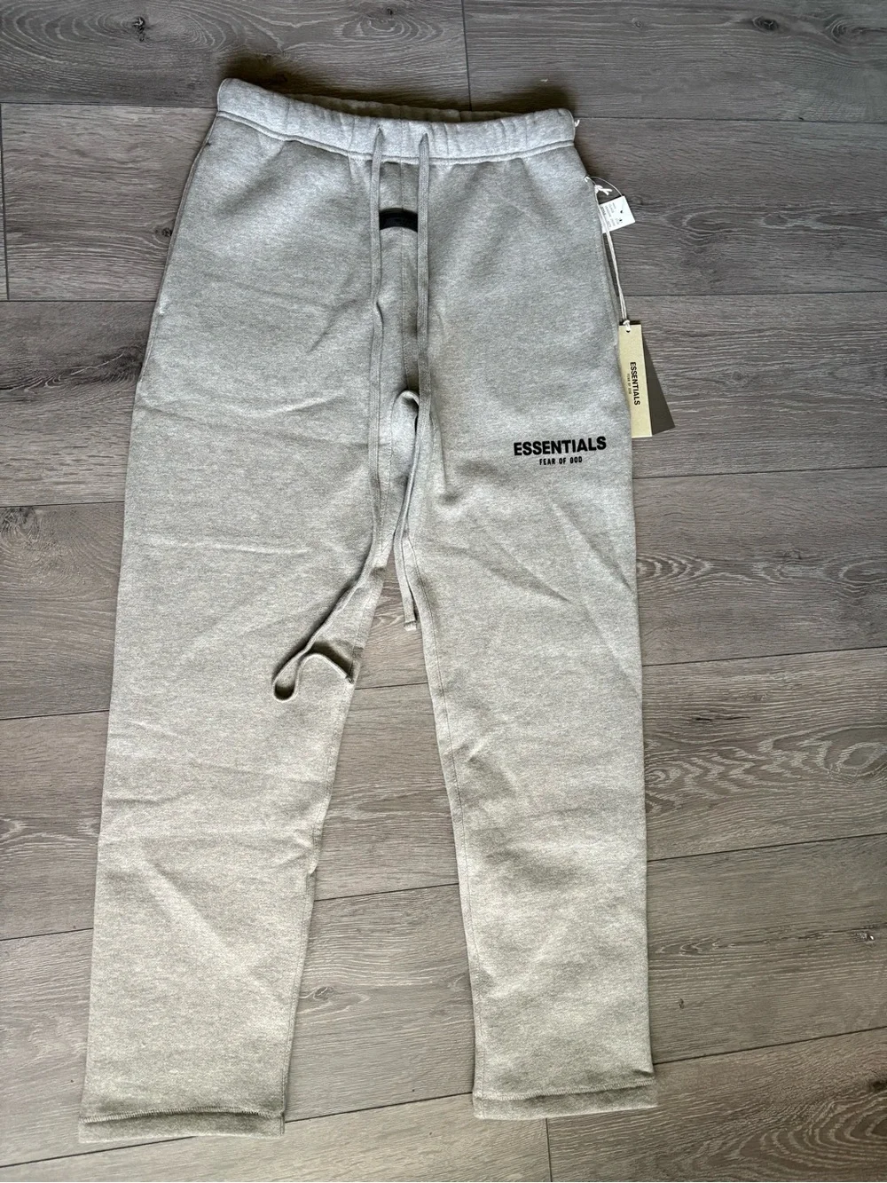 Fear of God Essentials Relaxed Sweatpants 'Light Oatmeal' Size Medium